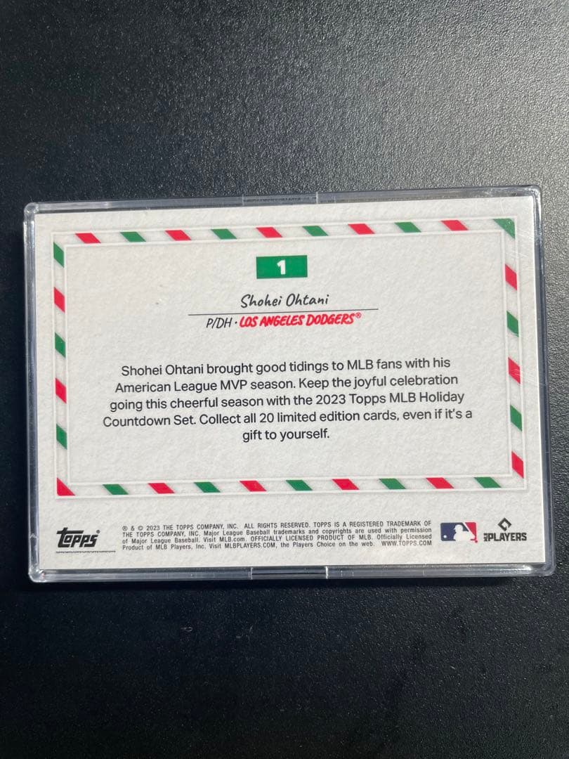 大谷翔平　ハードカードケース付　topps now　24h限定販売　カード