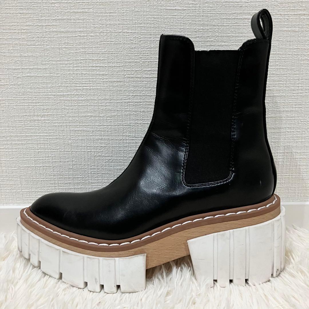 STELLA McCARTNEY エミリーブーツ　サイドゴア　23cm ブラック