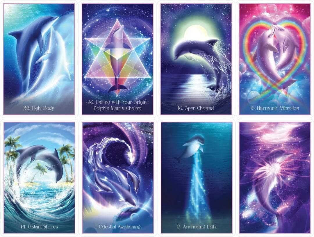 【正規品オラクルカード】美しく幻想的なイルカのデッキ✨ドルフィンハートオラクル