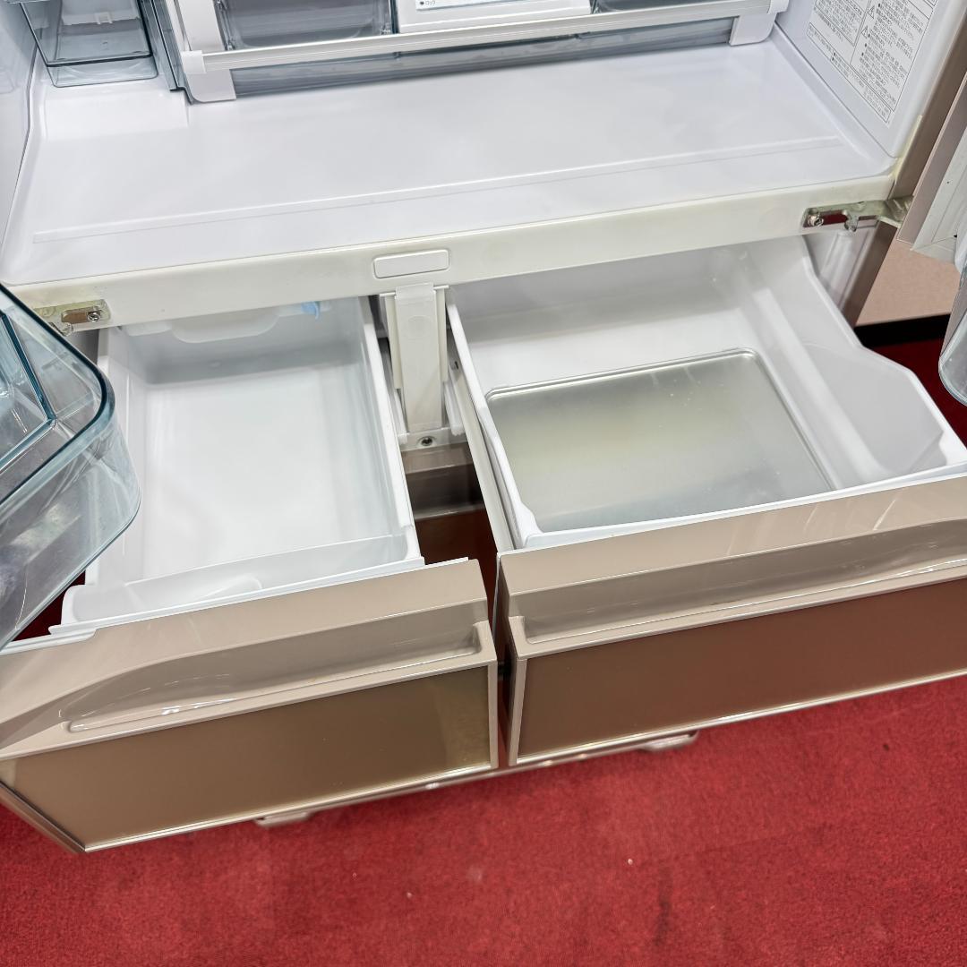 23区送料無料　美品日立6ドア冷蔵庫　2019年製475L　洗浄/除菌済み