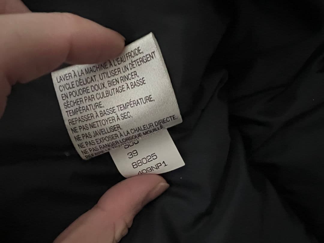 THE NORTH FACE ブラックダウンジャケットＭ メンズ