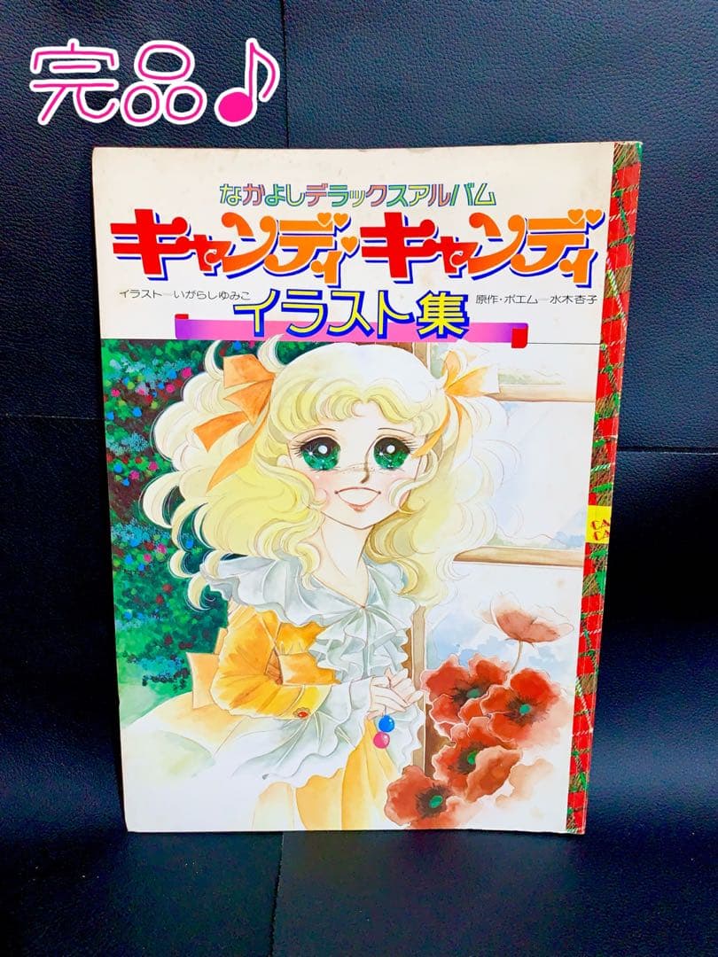 【絶版・完品】キャンディキャンディイラスト集　いがらしゆみこ　水木杏子