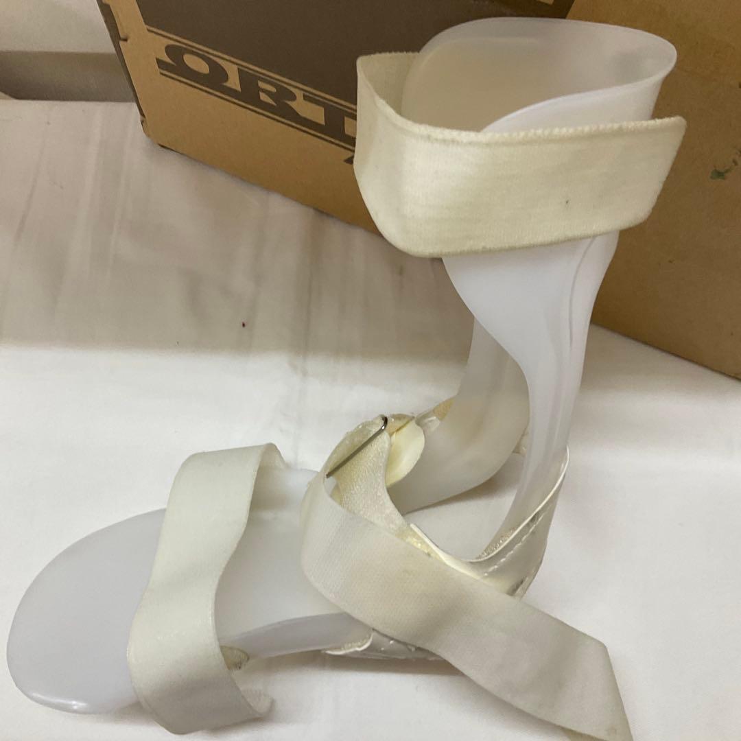 短下肢装具 ORTOP AFO LH 右L ホワイト