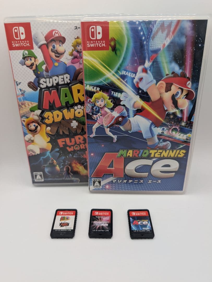 ☆美品！任天堂Switch パッケージ版ソフト 3種売り！マリオ／ポケモン！