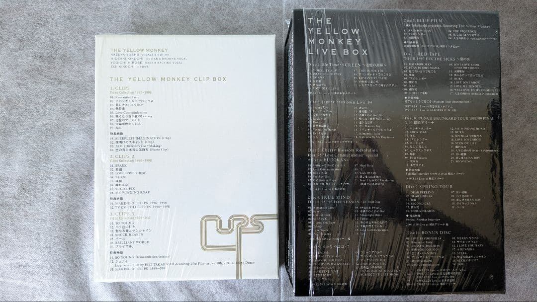 初回生産限定THE YELLOW MONKEY CLIP BOX&LIVEBOX