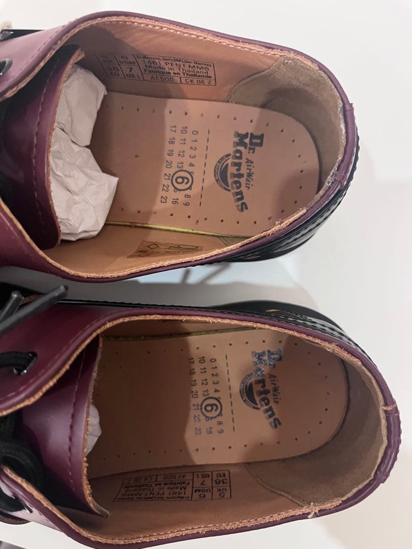 K*°様 ◆完売品24cm 新品Dr. Martens × MM6ローファー E