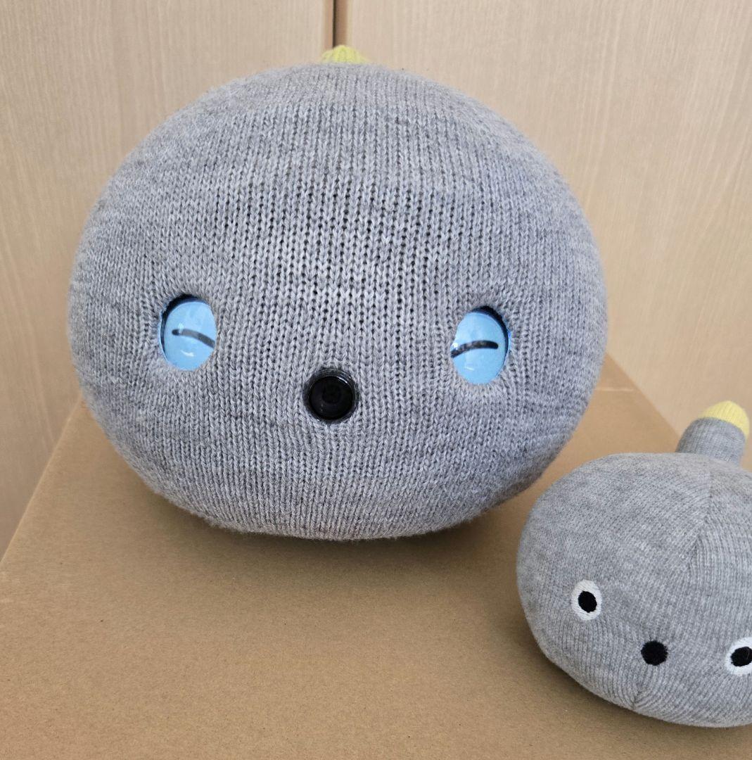 【ley】NICOBO グレー ぬいぐるみ 本体とチビニコボ