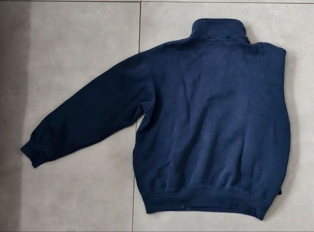 90s ポロスポーツ・ラルフローレン　ハーフジップスウェット