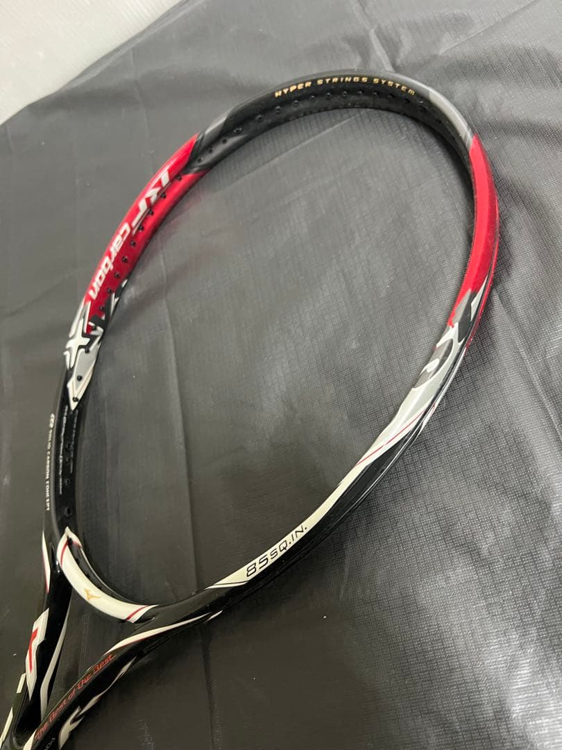 ZZ 軟式テニスラケット 黒/赤