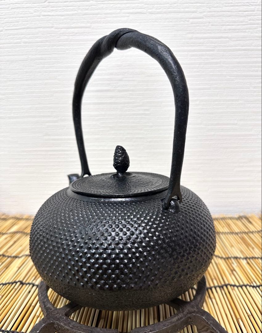 未使用品　南部照光堂造　鍛治打捻鉉　１０型アラレ　水野様　売約済み