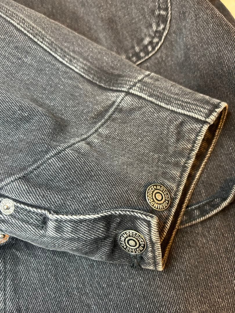 orSlow オアスロウ リラックスフィット カバーオール ブラック黒デニム