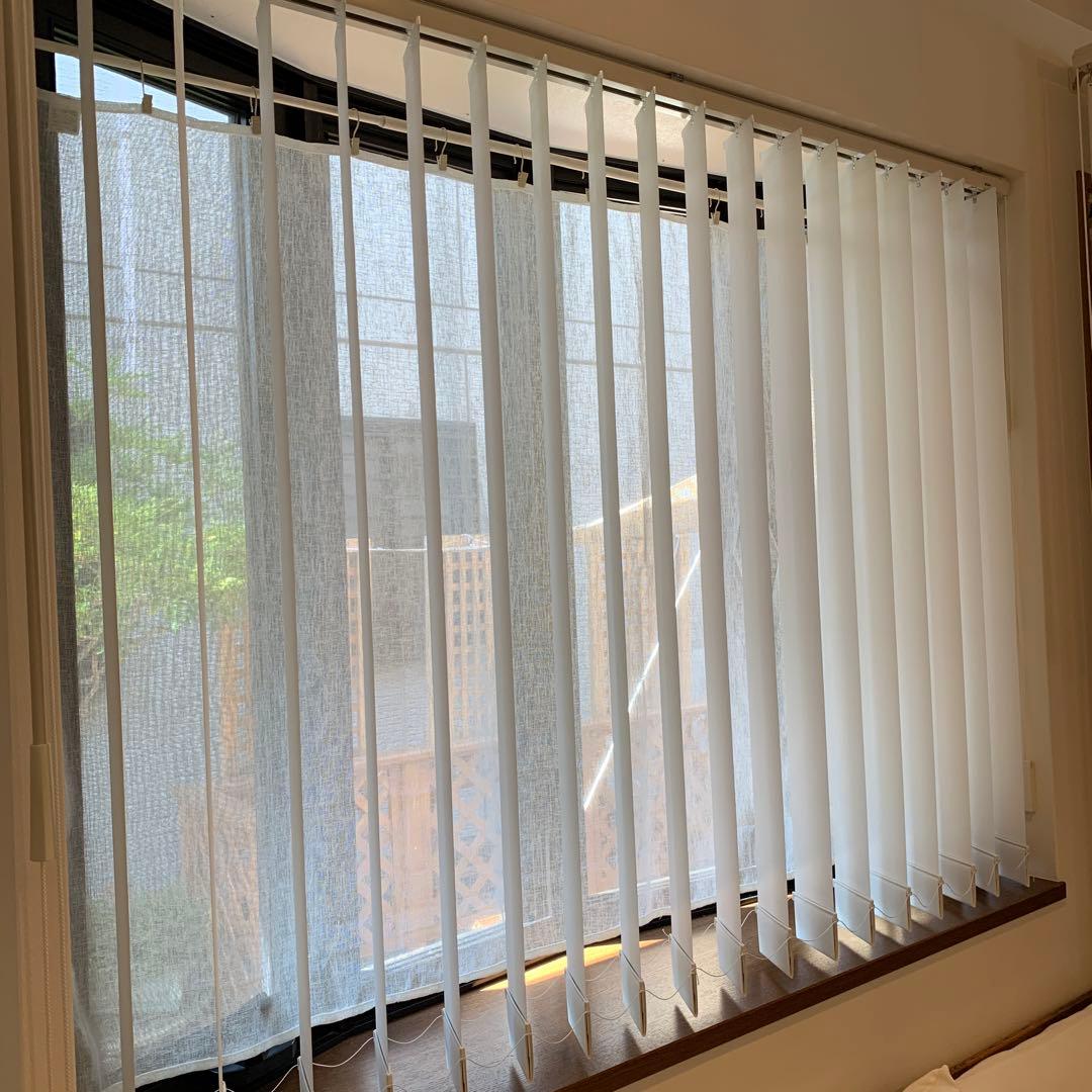 ちびトロ ➡︎2025.5月購入「タチカワ」バーチカルブラインド 遮熱腰高窓