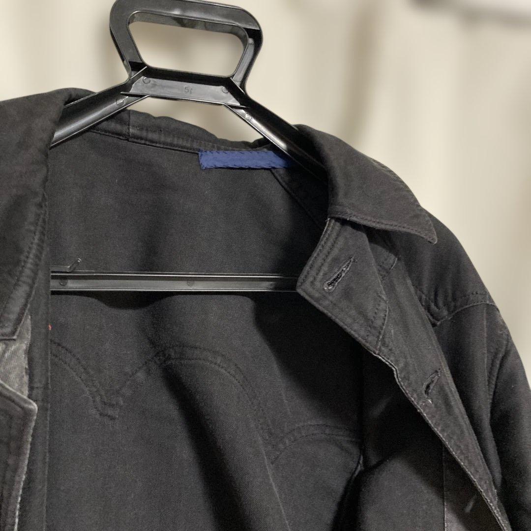 ユーロワーク　ブラックモールスキンジャケット