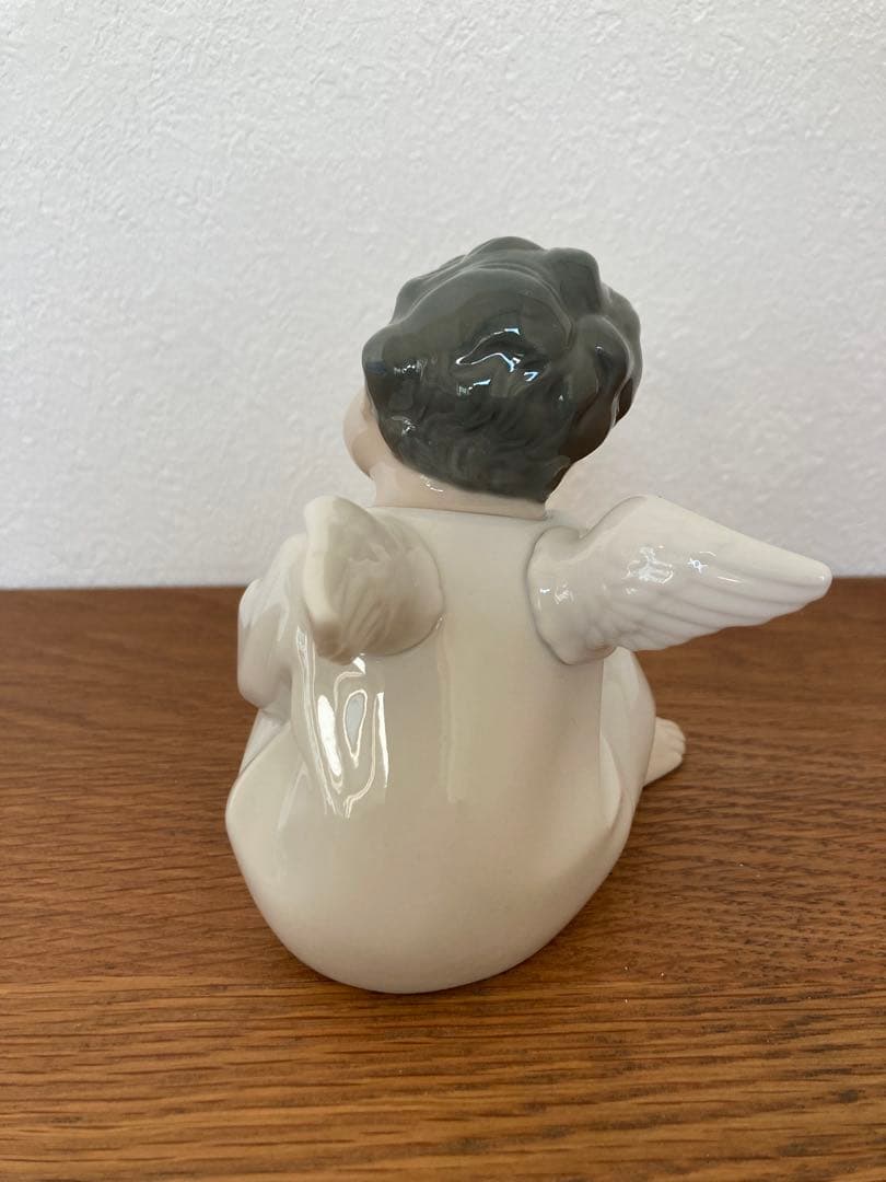 リヤドロ　LLADRO 天使　2体セット「可愛いフルート」「可愛い考えごと」