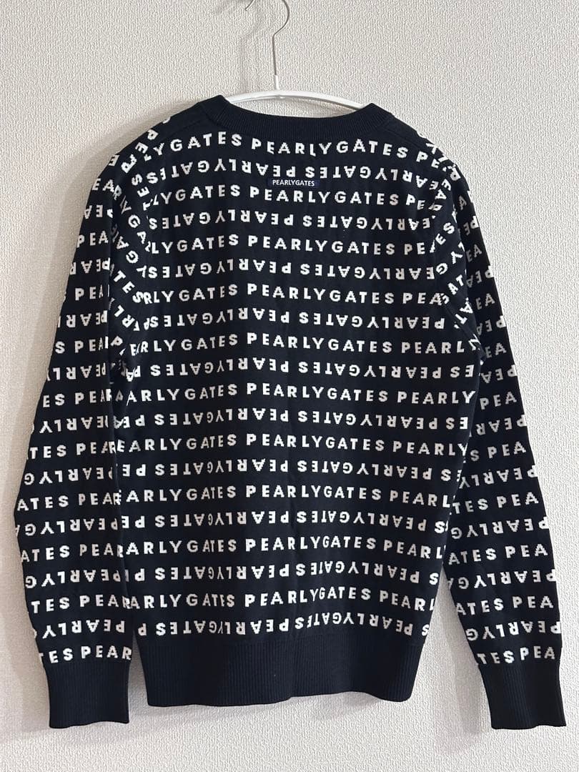 【美品】PEARLY GATES ロゴニット