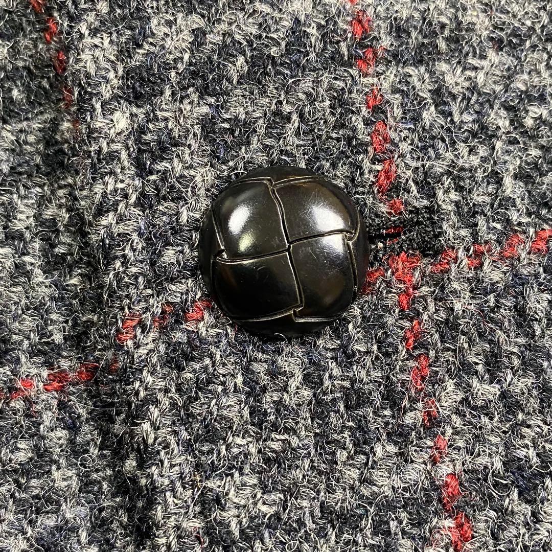 超希少✨限定品 ハリスツイード ジャケット エルボーパッチ 胡桃釦グレンチェック