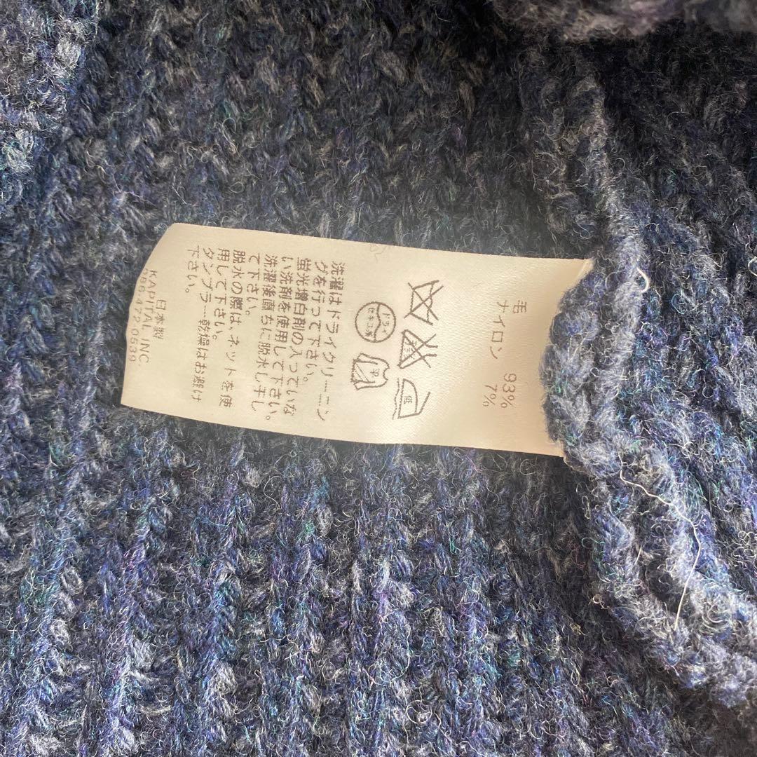 KAPITAL キャピタル　ニットケープ　ネックウォーマー　バラクラバ