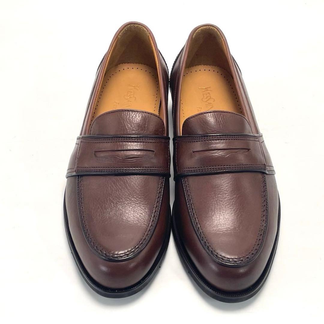 セール価格 YVES SAINT LAURENT ローファー ブラウン