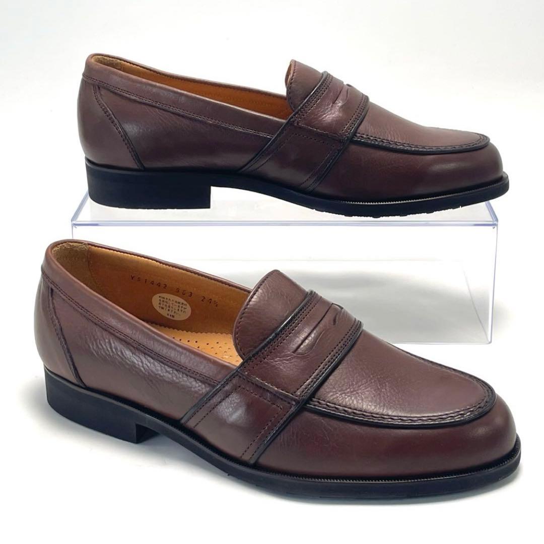 セール価格 YVES SAINT LAURENT ローファー ブラウン