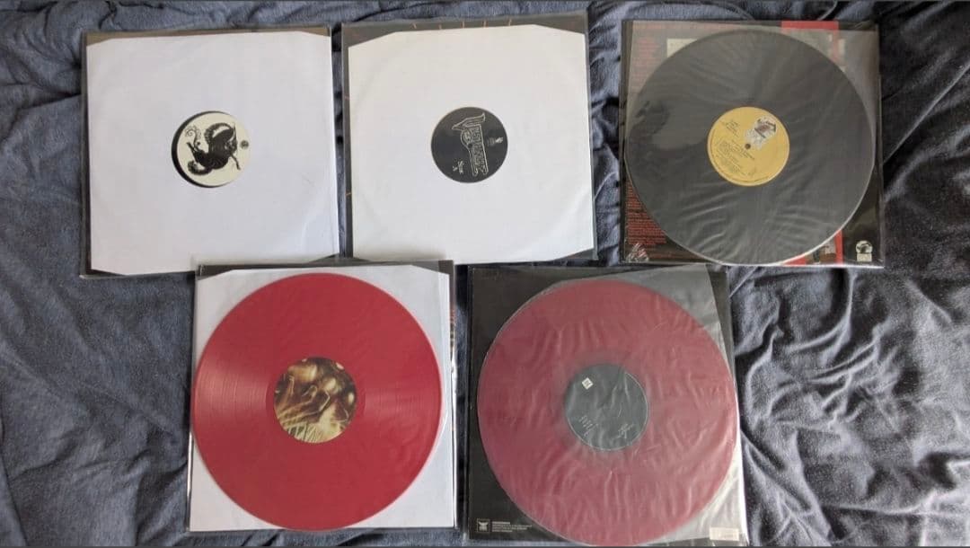 ヘヴィメタル　レコード　５枚セット