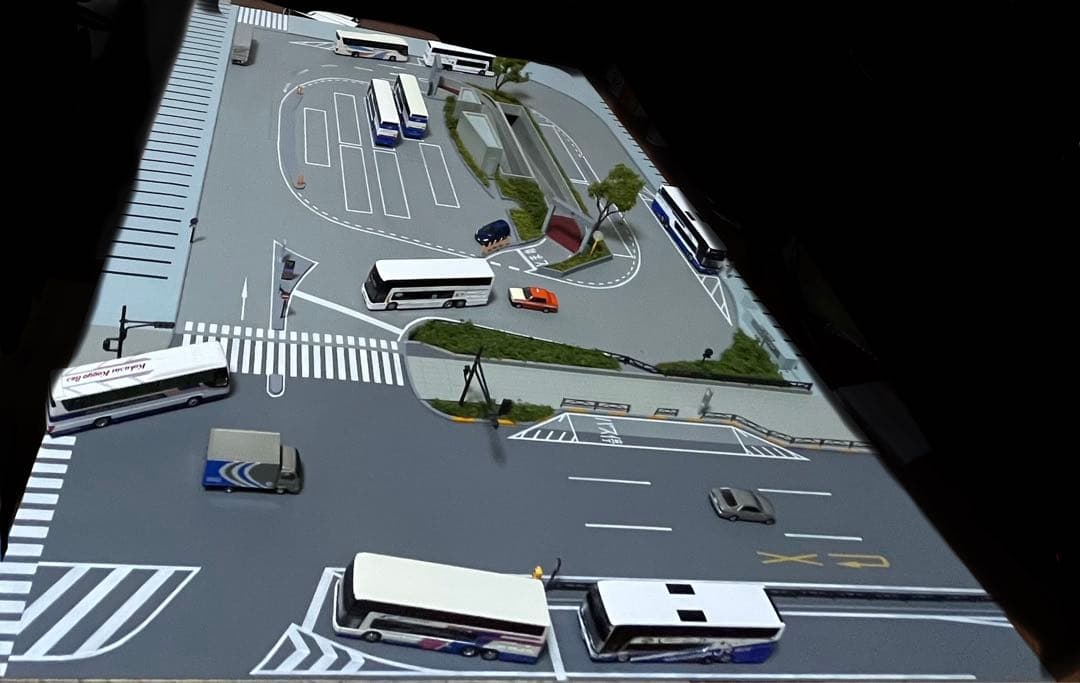 東京駅日本橋口 ジオラマのみ　Nゲージサイズ 1/150 バスコレ用　バスコレ