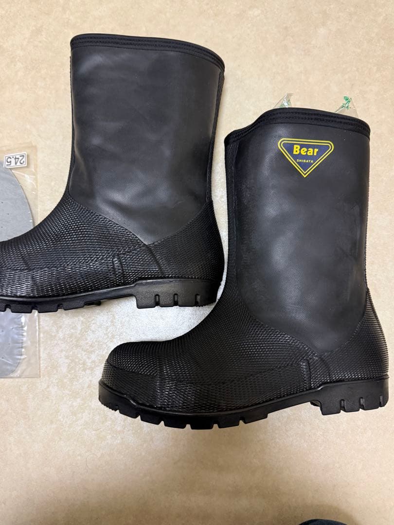 Bear 安全靴 黒 24.5cm