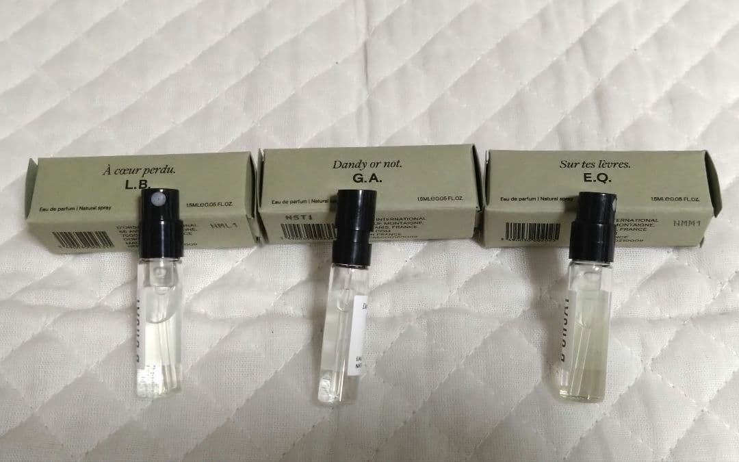 ドルセー香水　L.B/G.A/ E.Q　1.5ML