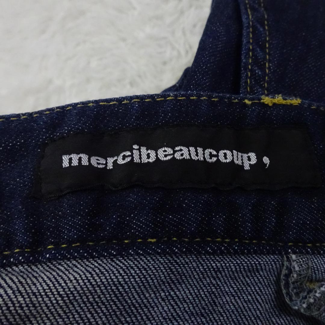美品　メルシーボークー　後ろ前パンツ　サルエルパンツ　濃紺　XL　大きいサイズ