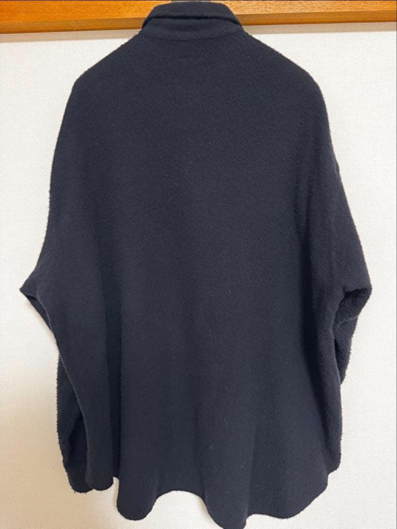 23AW COMOLI コモリ 縮絨ウールハーフジップシャツ 3