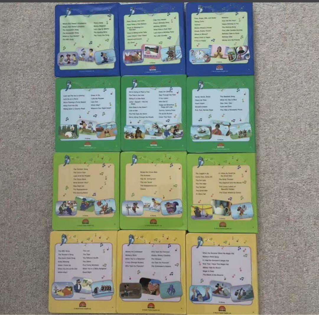 新子役　ディズニー英語システム DWE シングアロング DVD 12枚