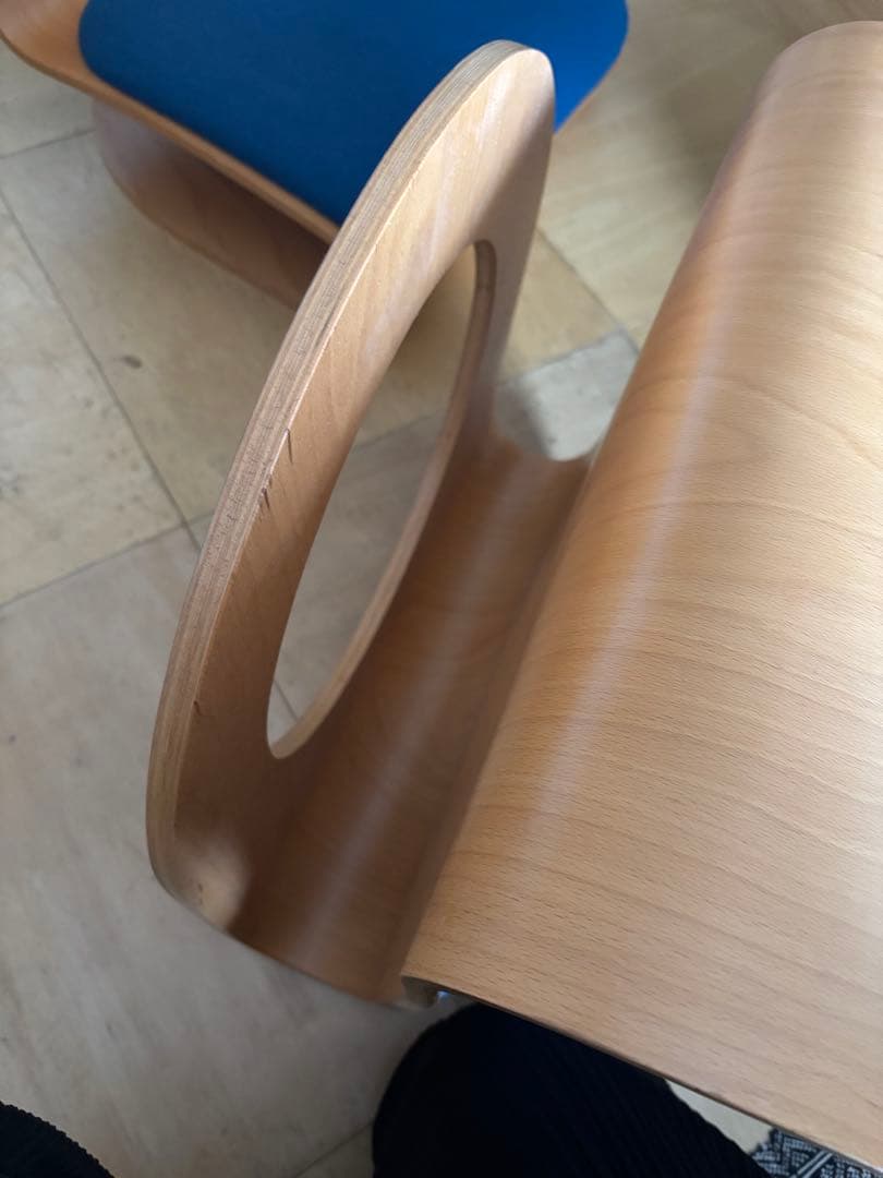 Verner Panton タタミチェア（青) 1脚目