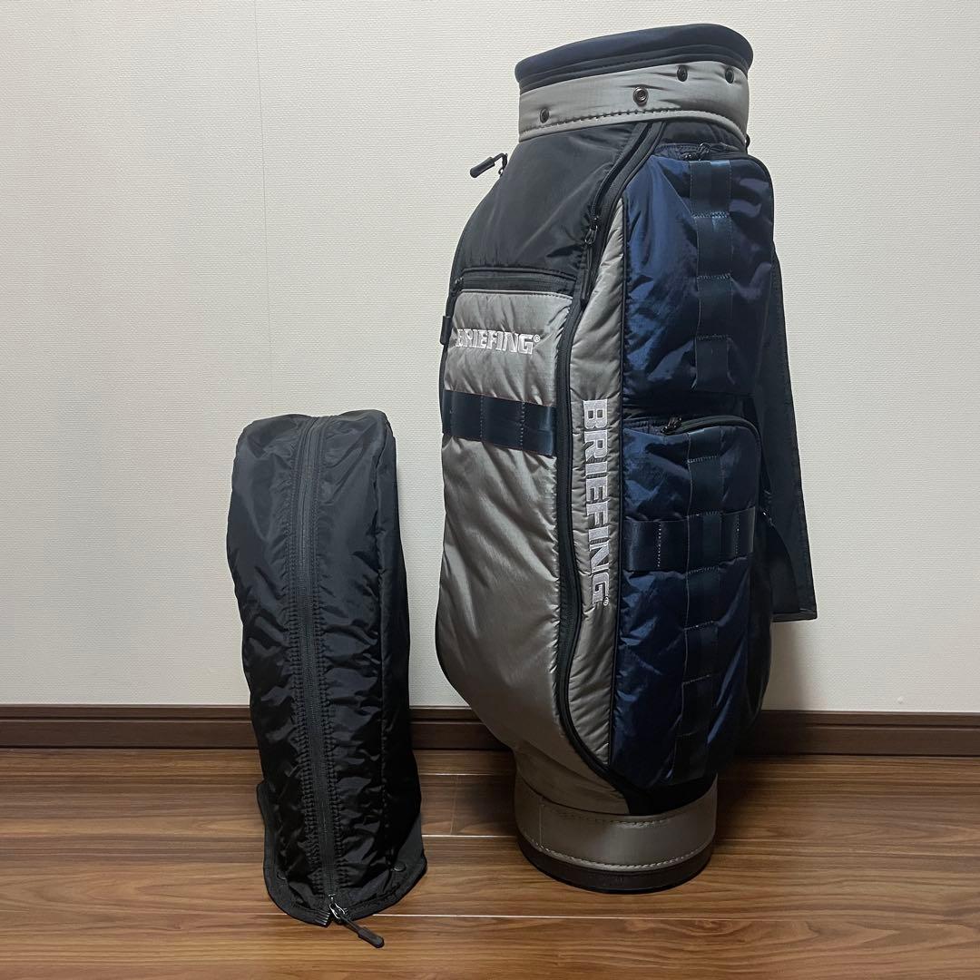 BRIEFING キャディバッグ ネイビー/グレー