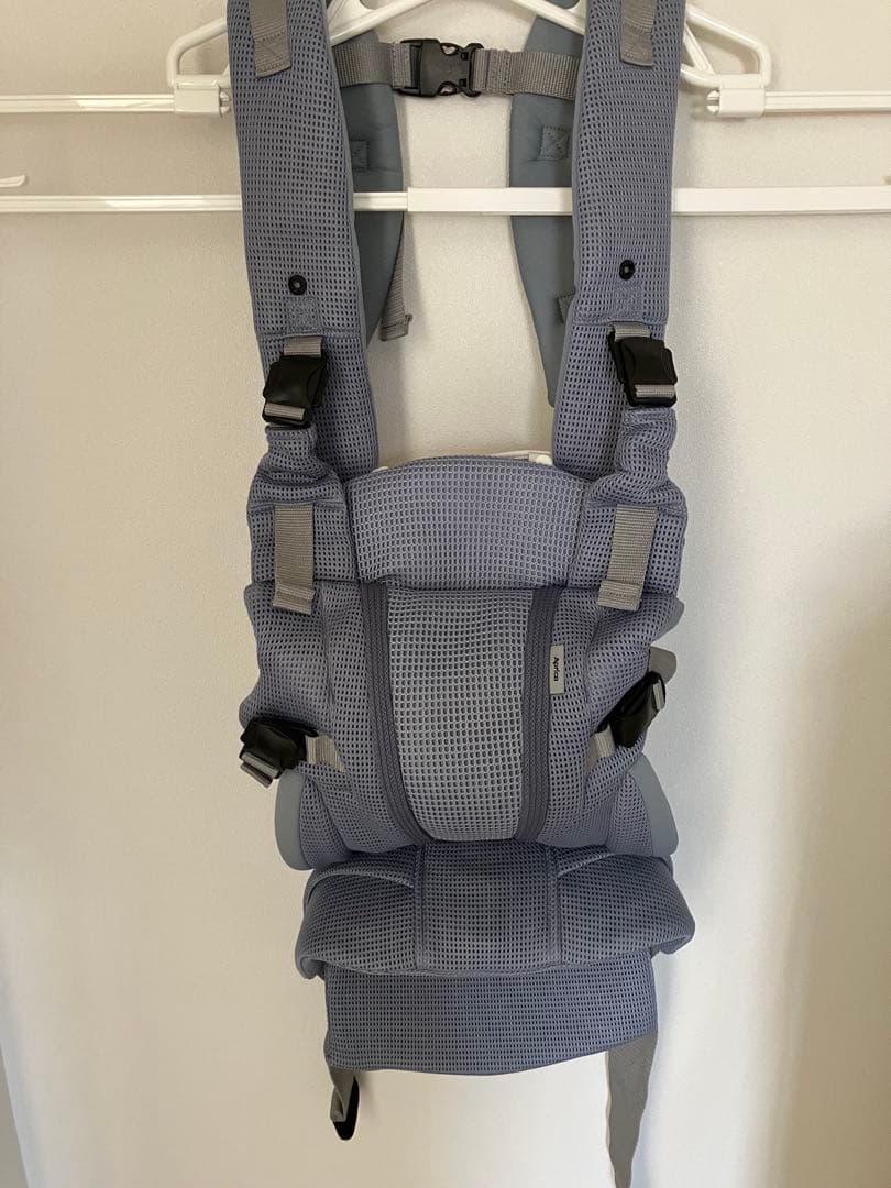 【美品・試着のみ】抱っこ紐 グレー Aprica ラクリス