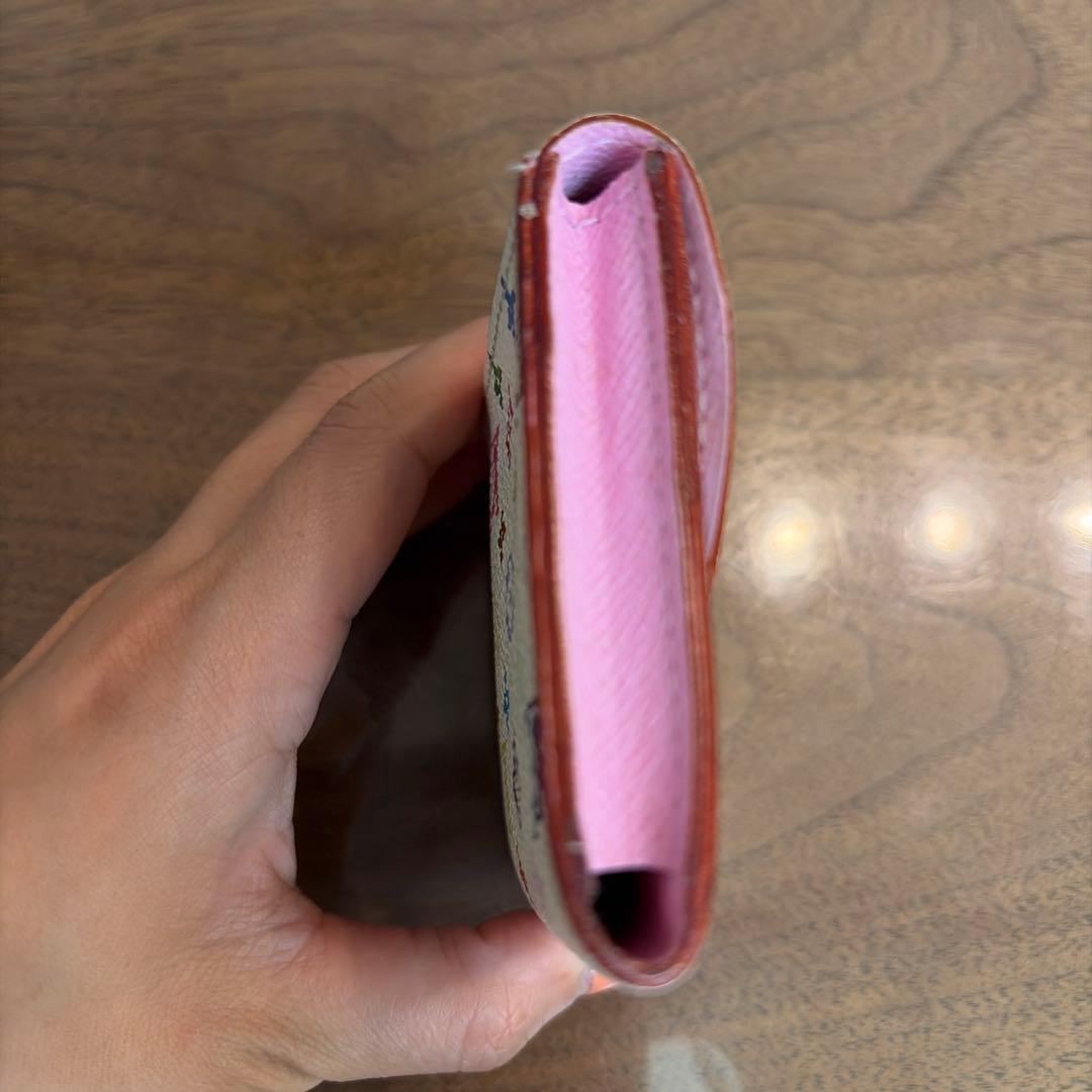 ルイヴィトン モノグラム マルチカラー 名刺入れ カードケース 財布