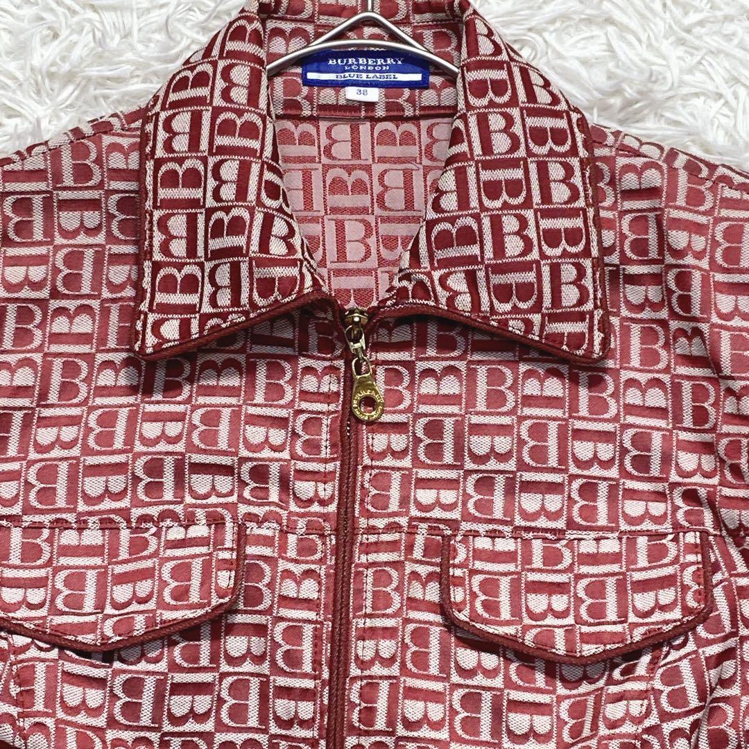 希少古着【38】バーバリー ロンドンブルーレーベル デニムジャケット　薄手そ