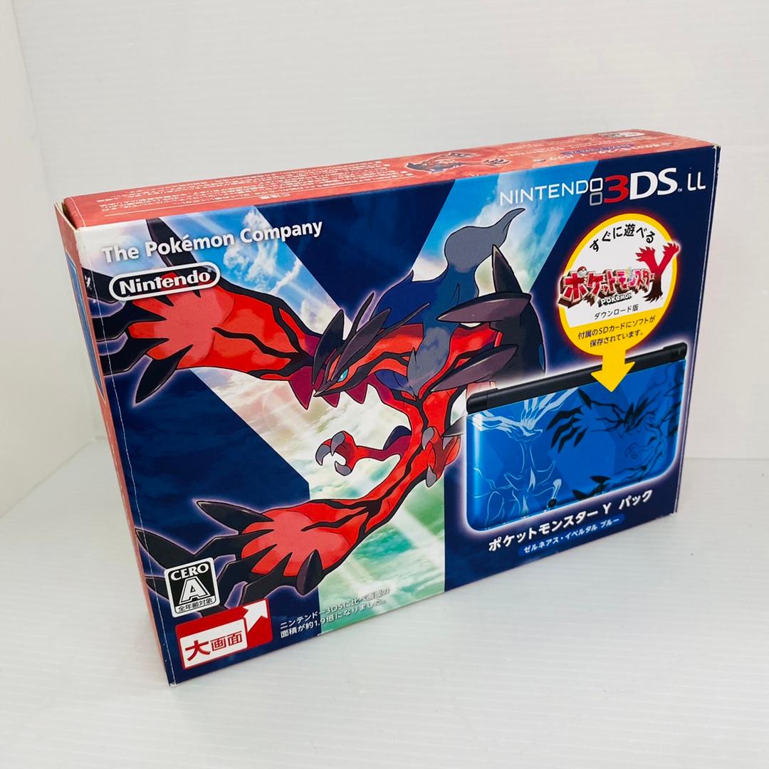 ★未使用★極美品ニンテンドー3DS LLポケットモンスターYゼルネアスイベルタル