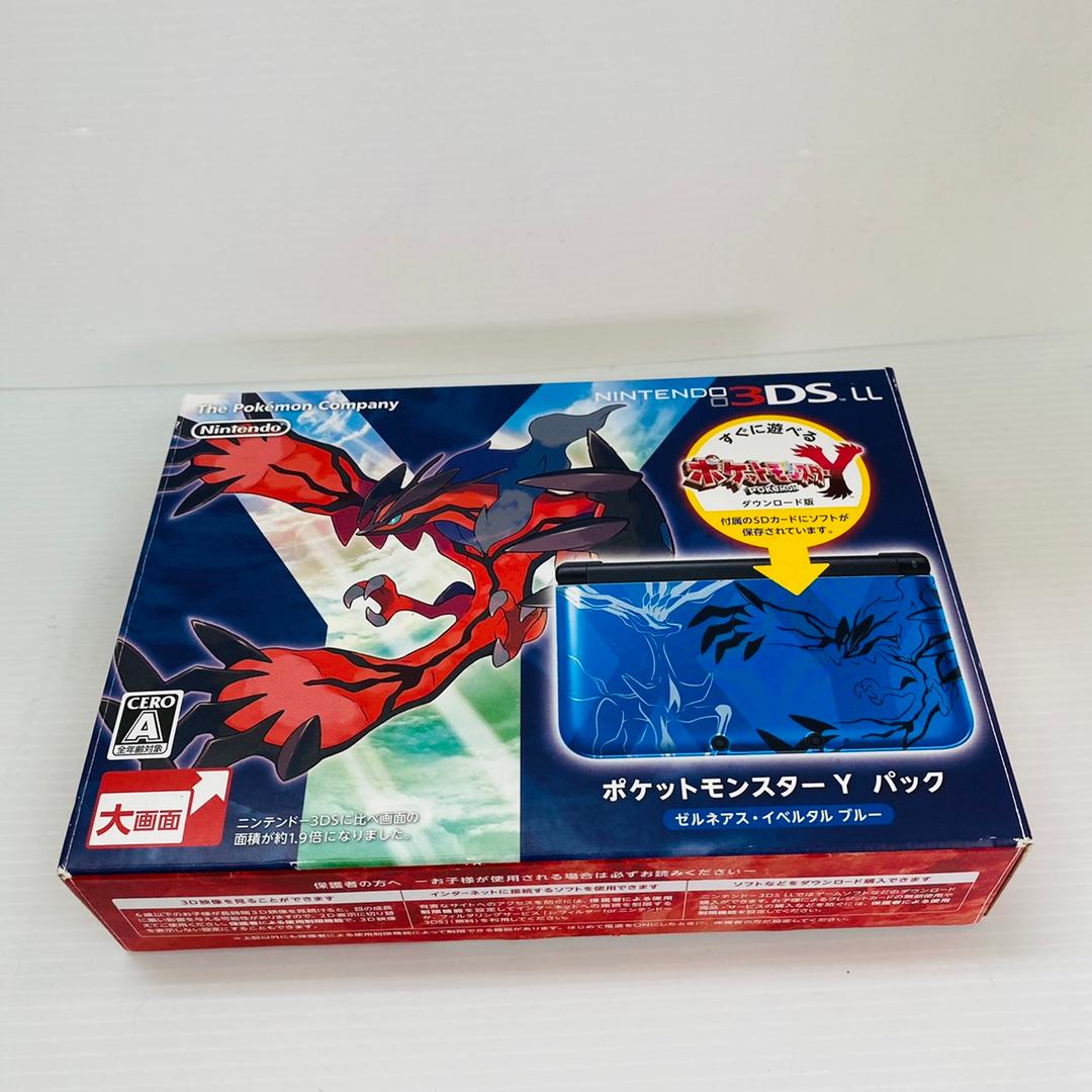 ★未使用★極美品ニンテンドー3DS LLポケットモンスターYゼルネアスイベルタル