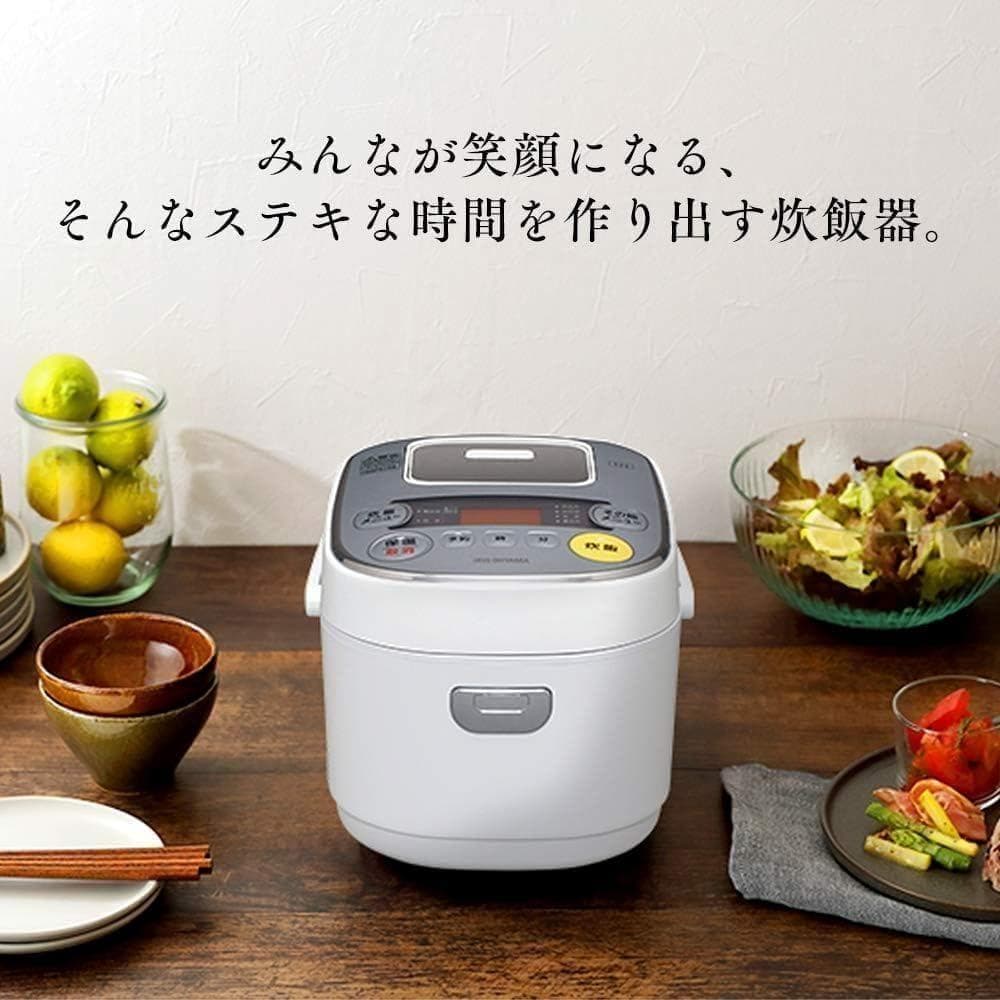 【新品未使用】 アイリスオーヤマ IH炊飯器 ホワイト 3合 一人暮らし 新生活