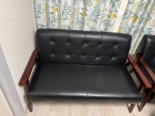 ソファ3人がけ オットマン付き