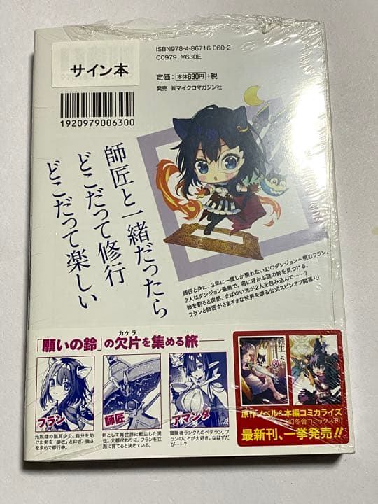 【サイン本】転生したら剣でした アナザーウィッシュ 1巻 いのうえひなこ 外伝