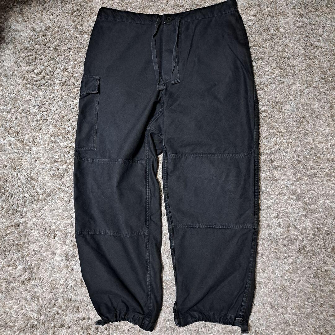 ベルギー軍　M-88　カーゴパンツ　ミリタリーパンツ　黒染め