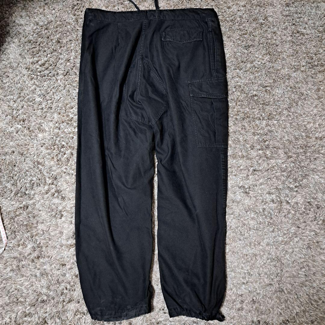 ベルギー軍　M-88　カーゴパンツ　ミリタリーパンツ　黒染め