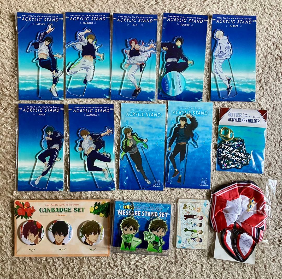 Free! グッズ　アクスタ、缶バッジ　他　まとめ売り　バラ売り不可