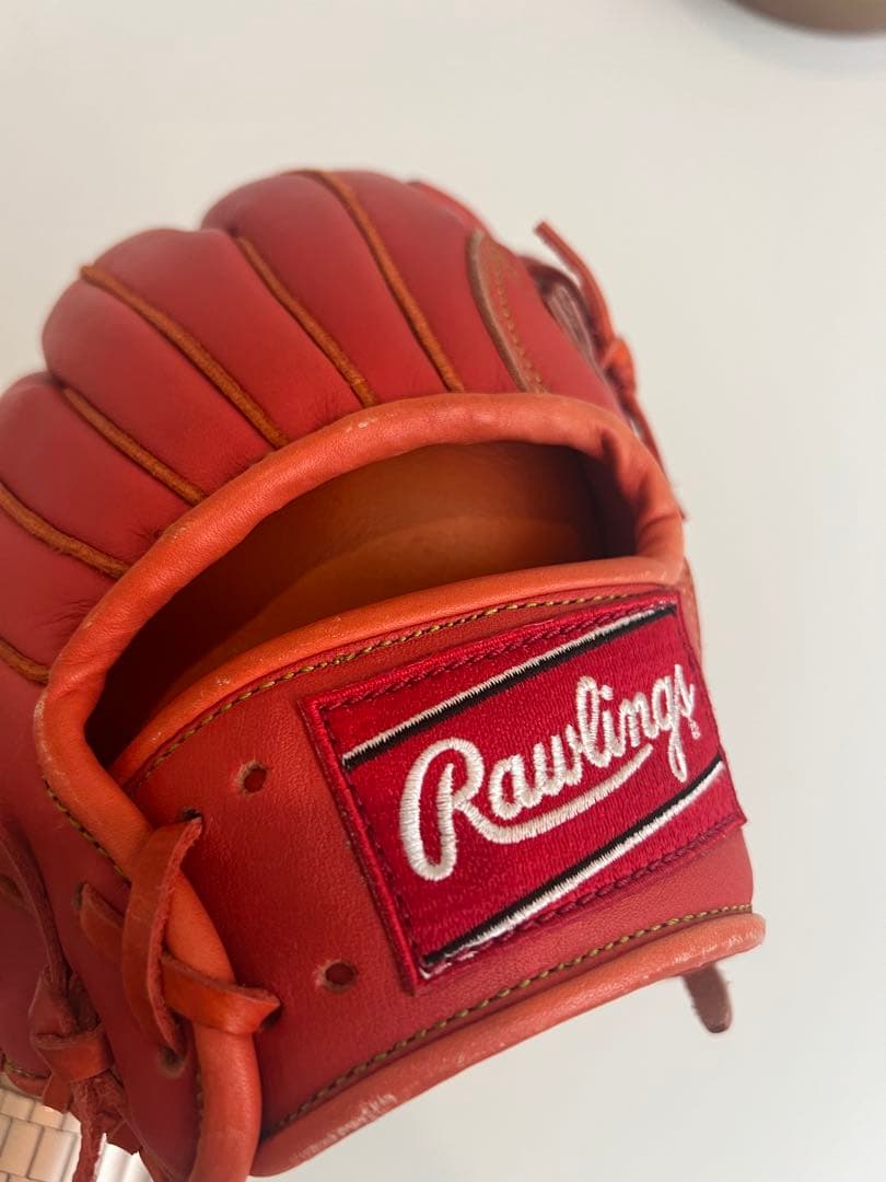 Rawlings ABSORD 軟式グローブ レッド サイン入り