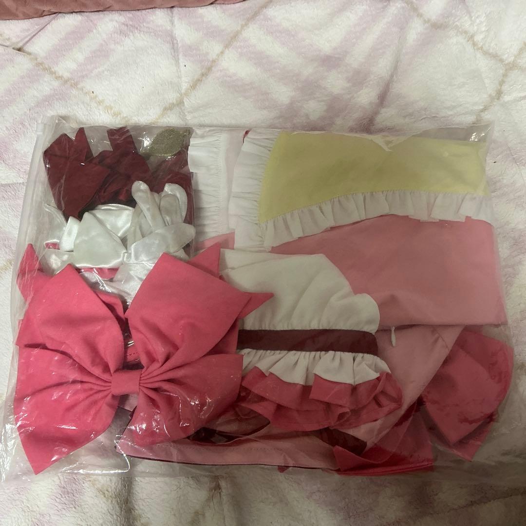 aa　全頭面　鹿目まどか　衣装付 着ぐるみ　マスク　 コスプレ　鍵つき