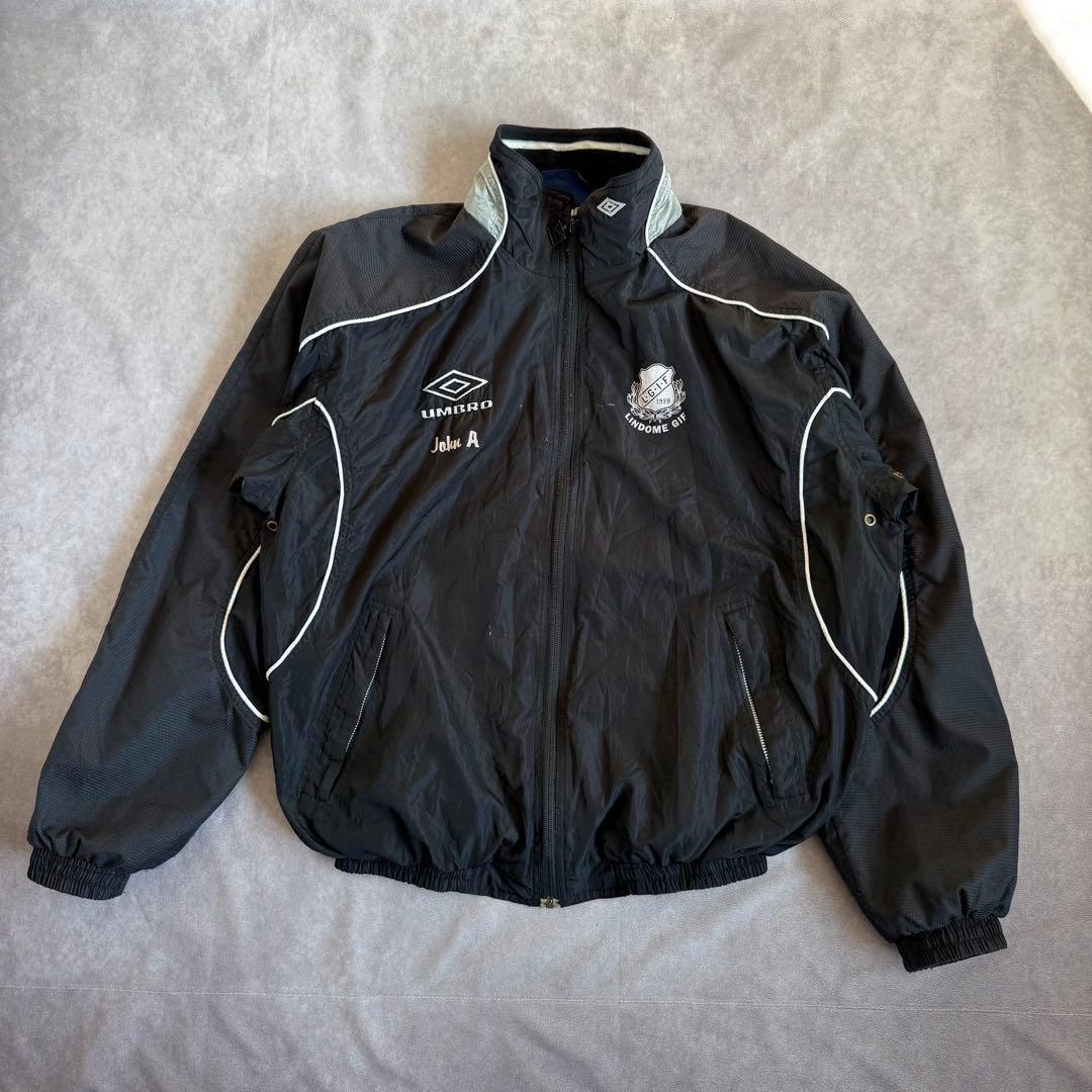 90s アンブロ ナイロンジャケット テックファッション L 短丈