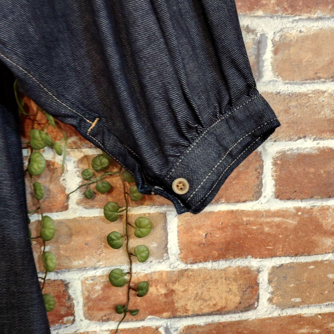 45R プチデニムのパプブリッジワンピース