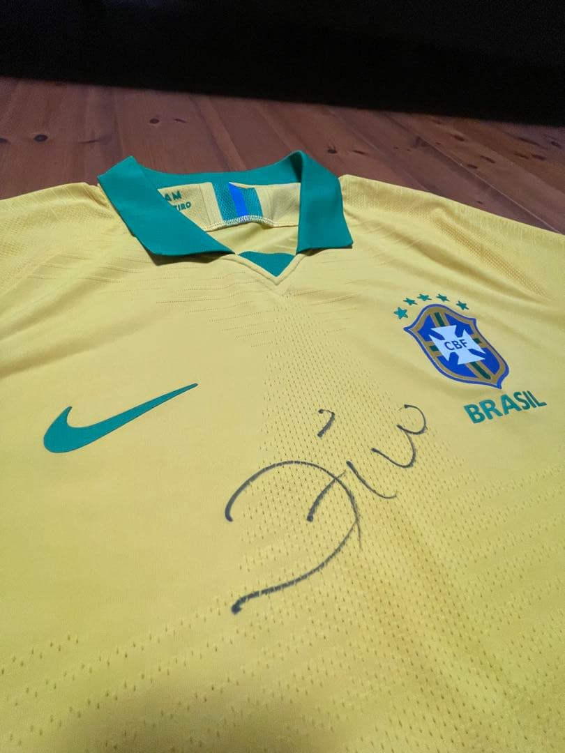 ジーコさん直筆サイン入りユニフォーム！オーセンティックユニフォーム！