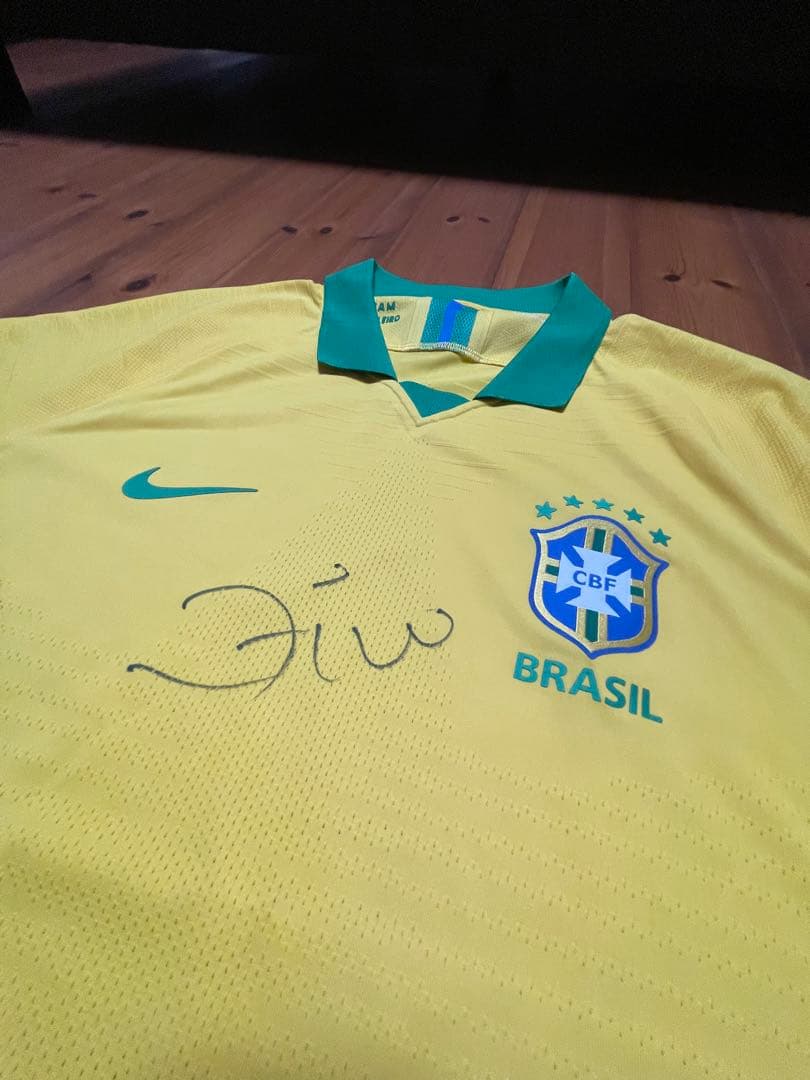 ジーコさん直筆サイン入りユニフォーム！オーセンティックユニフォーム！