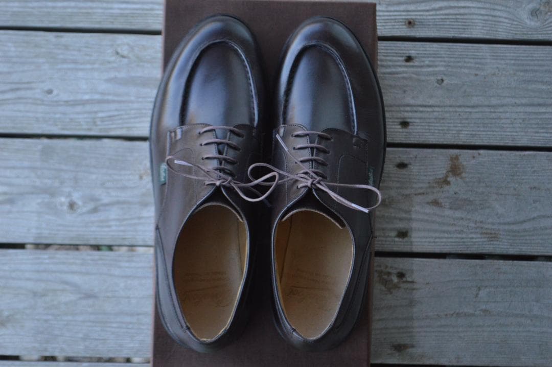 PARABOOT　シャンボード　8.5　ダークブラウン　Uチップ